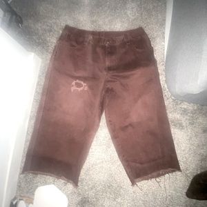Brown interstate jeans, size 40x30, please read discription